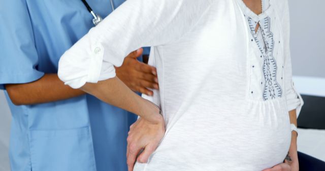 Pregnant Woman Receiving Prenatal Examination by Doctor - Download Free Stock Images Pikwizard.com