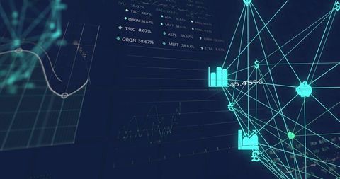 Digital Interface with Data Analytics and Connectivity Overview - Download Free Stock Images Pikwizard.com