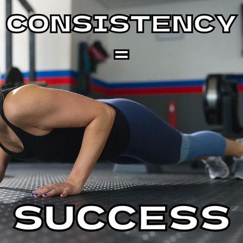 woman planking in gym inspirational fitness poster - Download Free Stock Templates Pikwizard.com