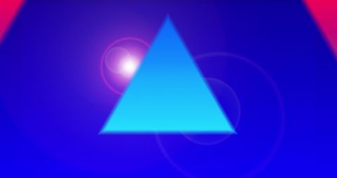 Neon Kaleidoscopic Triangles Digital Art Full of Motion - Download Free Stock Images Pikwizard.com
