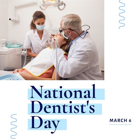 Celebrating National Dentist's Day: Professional Care in Action - Download Free Stock Templates Pikwizard.com