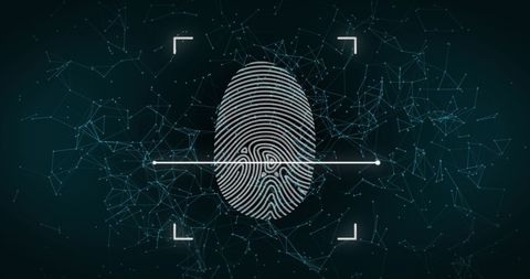 Digital Fingerprint Scanning with Data Network Connections