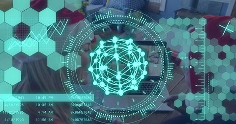 Conceptual Digital Network with Business Collaboration Background - Download Free Stock Images Pikwizard.com