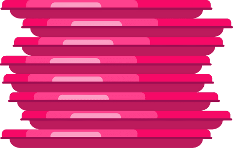 stacked pink rounded rectangles on transparent background - Download Free Stock Videos Pikwizard.com