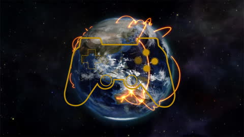 Digital Gamepad Over Earth Conceptualizing Global Gaming