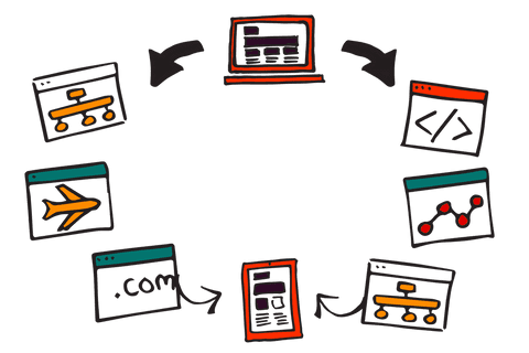 digital network symbols on transparent background png - Download Free Stock Videos Pikwizard.com