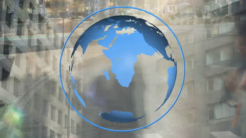 Digital Global Communication with Urban Overlay