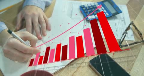 Analyzing Financial Growth with Data Visualization in Office