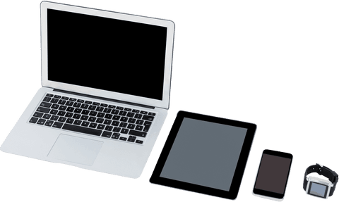 modern electronic devices on transparent background - Download Free Stock Videos Pikwizard.com
