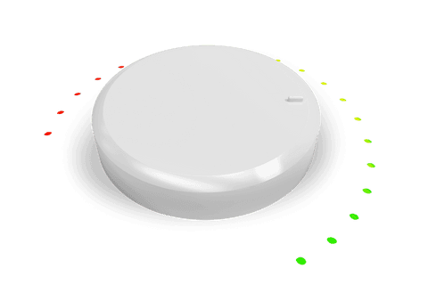 transparent temperature control knob with color indicators - Download Free Stock Videos Pikwizard.com