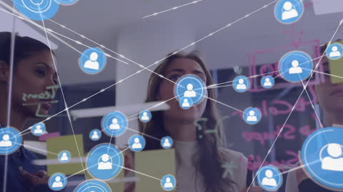 Diverse Team Brainstorming with Network Connections Visualization