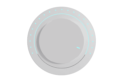 adjusting digital knob with blue accents on transparent background - Download Free Stock Videos Pikwizard.com