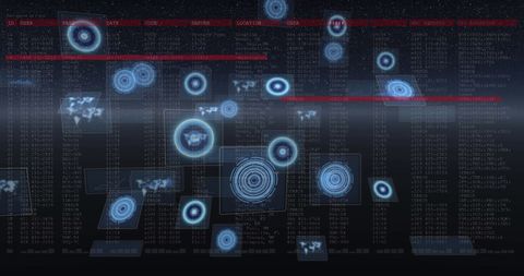 Data Processing with Digital Interfaces and Scanning Visuals - Download Free Stock Images Pikwizard.com