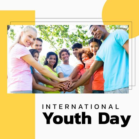 Multiracial Youth Celebrating International Unity with Cheerful Bonding - Download Free Stock Templates Pikwizard.com
