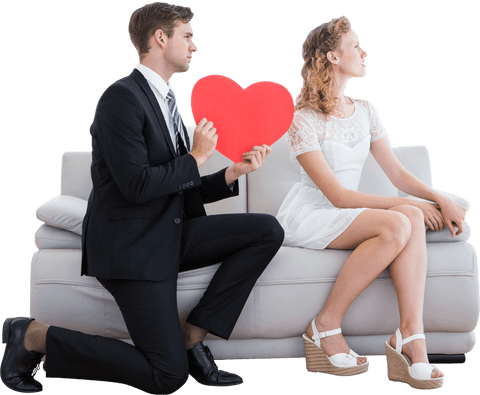 transparent couple in love with heart shape gesture - Download Free Stock Videos Pikwizard.com