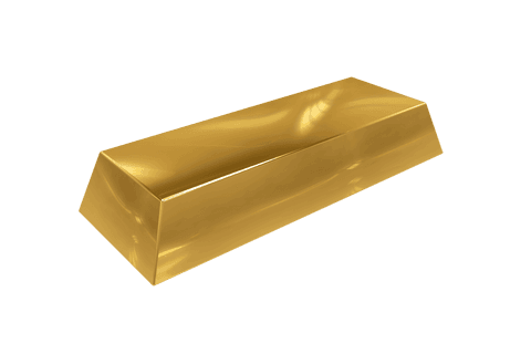 gold bullion bar isolated png transparent for design and marketing - Download Free Stock Videos Pikwizard.com
