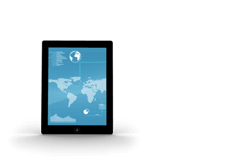 Tablet with Digital Interface on Transparent Background for Technology Concepts - Download Free Stock Videos Pikwizard.com