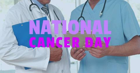 Doctors Collaborating for National Cancer Day Awareness