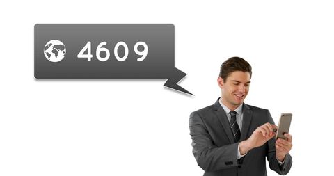 Business Professional Tracking Global Online Notifications and Alerts - Download Free Stock Images Pikwizard.com