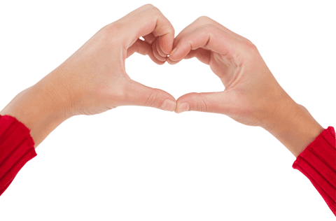 Hands Forming Heart Shape Transparent Background - Download Free Stock Videos Pikwizard.com
