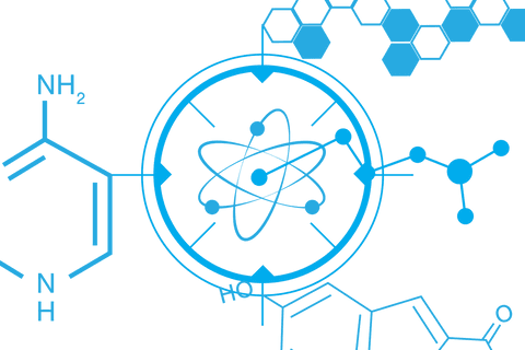 blue chemical bonds scientific vector on transparent background - Download Free Stock Videos Pikwizard.com