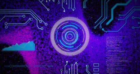 Digital Interface Abstract Circuit Board Scanning Illustration - Download Free Stock Images Pikwizard.com