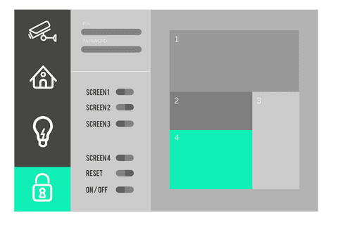 Intelligent House Interface with Transparent Background - Download Free Stock Videos Pikwizard.com