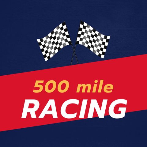 checkered flags and text for 500 mile racing event advertisement - Download Free Stock Templates Pikwizard.com