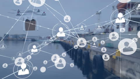 Drone Delivery Concept with Network Connecting Air and Sea Logistics