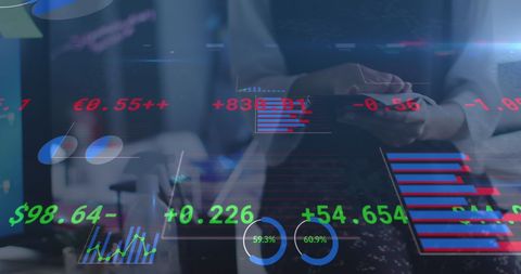 Businesswoman Engaged with Financial Data Visualization - Download Free Stock Images Pikwizard.com