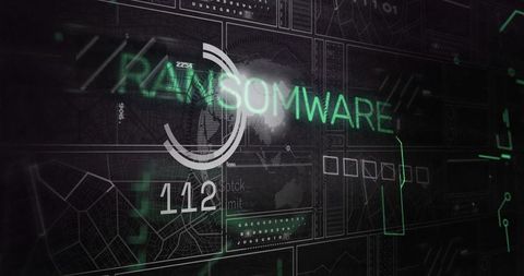 Digital Ransomware Threat on Data Network Screen - Download Free Stock Images Pikwizard.com