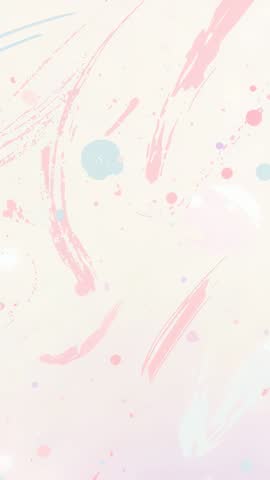 Vertical video pastel paint strokes flowing on soft gradient canvas for calming abstract background