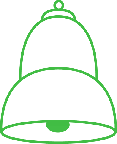 green bell icon on transparent background - Download Free Stock Videos Pikwizard.com