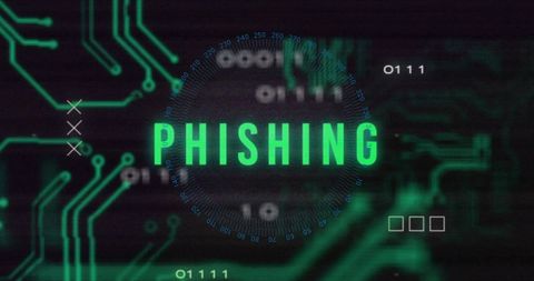 Digital Phishing Alert with Circuit Board Design - Download Free Stock Images Pikwizard.com