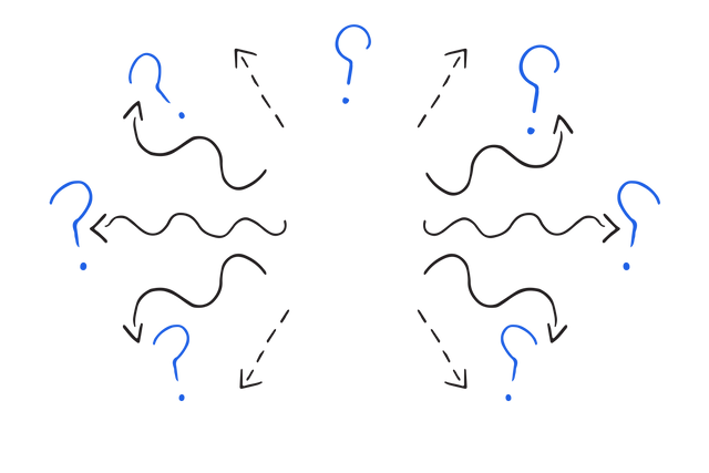 Transparent Vector Background with Arrows and Question Marks Design - Download Free Stock Videos Pikwizard.com