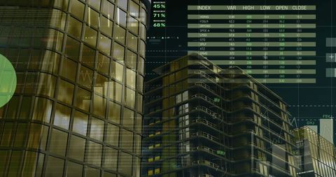 Futuristic Finance Technology in Modern Cityscape - Download Free Stock Images Pikwizard.com