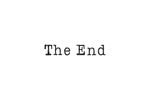 transparent the end text on clear background - Download Free Stock Videos Pikwizard.com