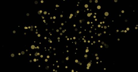 Glowing Gold Light Dots on Black Background for Festive Design - Download Free Stock Images Pikwizard.com