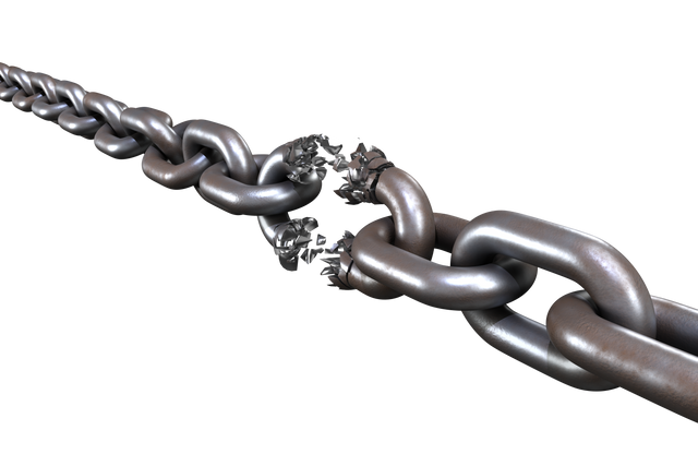 3D Illustration of Transparent Broken Silver Chain Link - Download Free Stock Videos Pikwizard.com