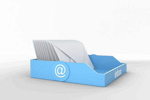 transparent digital illustration of inbox tray with envelopes - Download Free Stock Videos Pikwizard.com