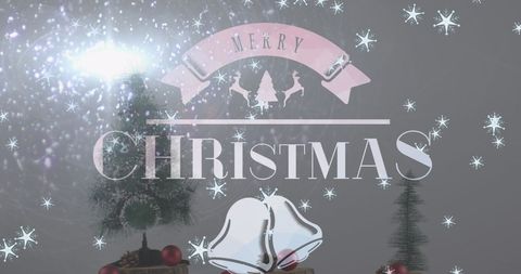 Festive Christmas Greetings with Snowflakes and Decor - Download Free Stock Images Pikwizard.com