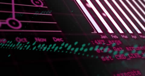 Digital Analytics Infographic on Dark Background