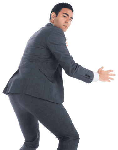 serious asian businessman in action on transparent background - Download Free Stock Videos Pikwizard.com