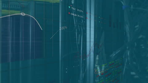 Digitally Generated Interface with Business Data Visualization