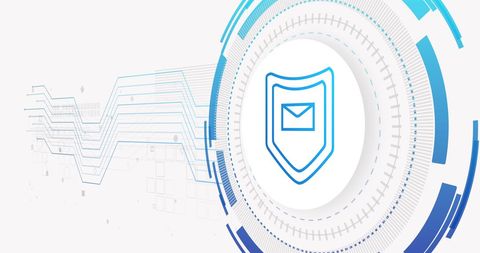 Digital Cybersecurity Icon on Abstract Tech Background - Download Free Stock Images Pikwizard.com
