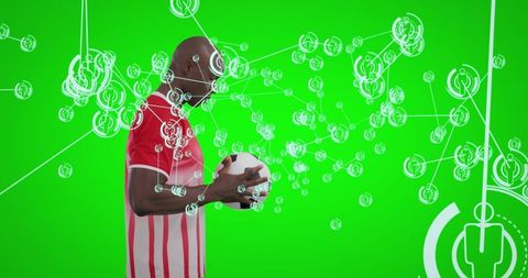 Futuristic Sports Analytics with Network Overlay and Soccer Player