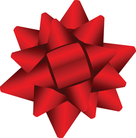 Red Ribbon Bow on Transparent Background for Celebration Decor - Download Free Stock Videos Pikwizard.com