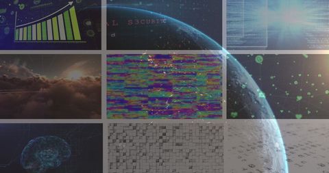 Global data processing and digital interface concepts