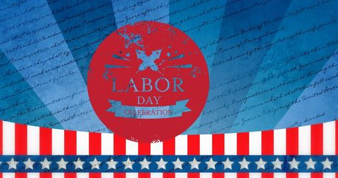 Labor Day Celebration Banner with Patriotic Theme - Download Free Stock Images Pikwizard.com