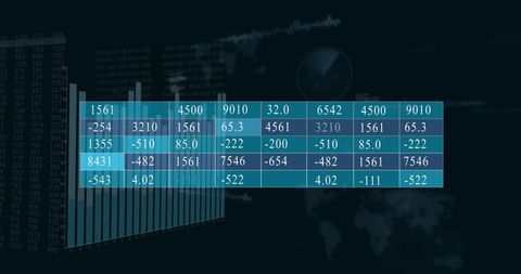 Financial Data Visualization with Charts and Numbers - Download Free Stock Images Pikwizard.com